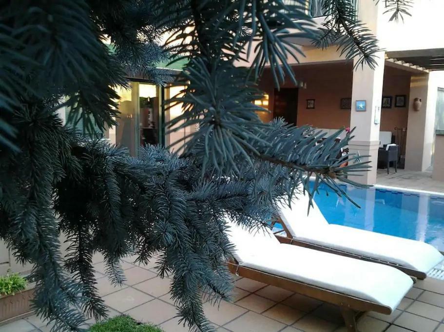 4-seasons pool villa near Meteora Tríkala Esterno foto