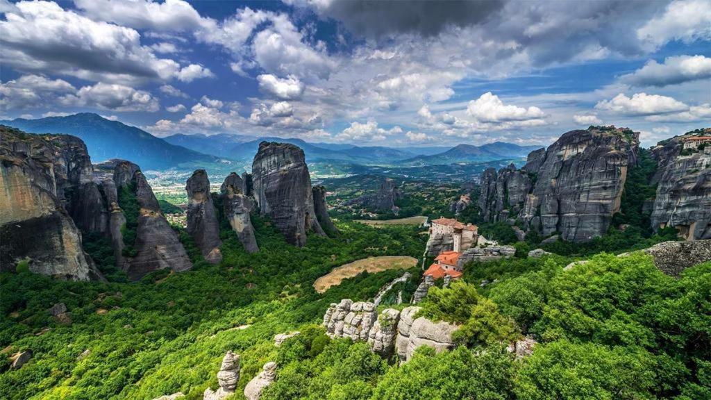 4-seasons pool villa near Meteora Tríkala Esterno foto