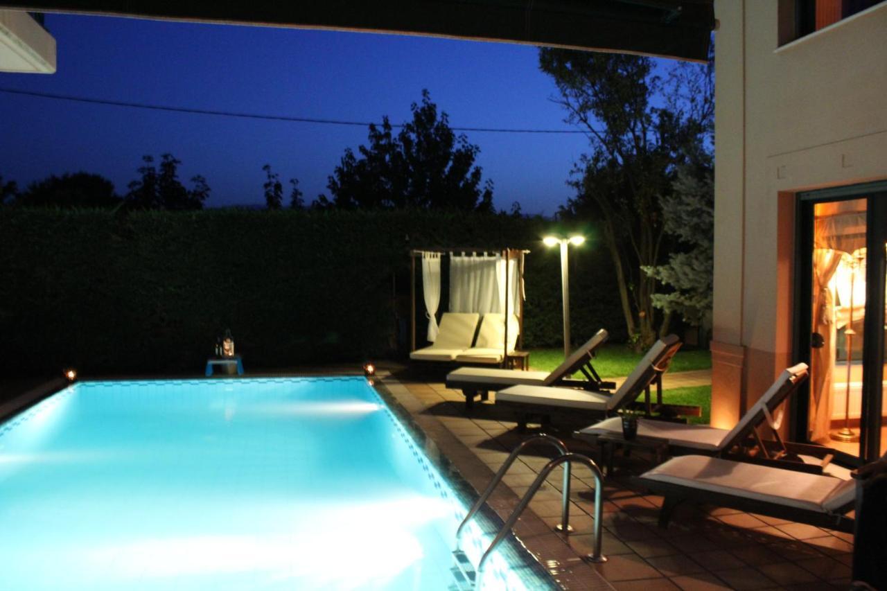 4-seasons pool villa near Meteora Tríkala Esterno foto